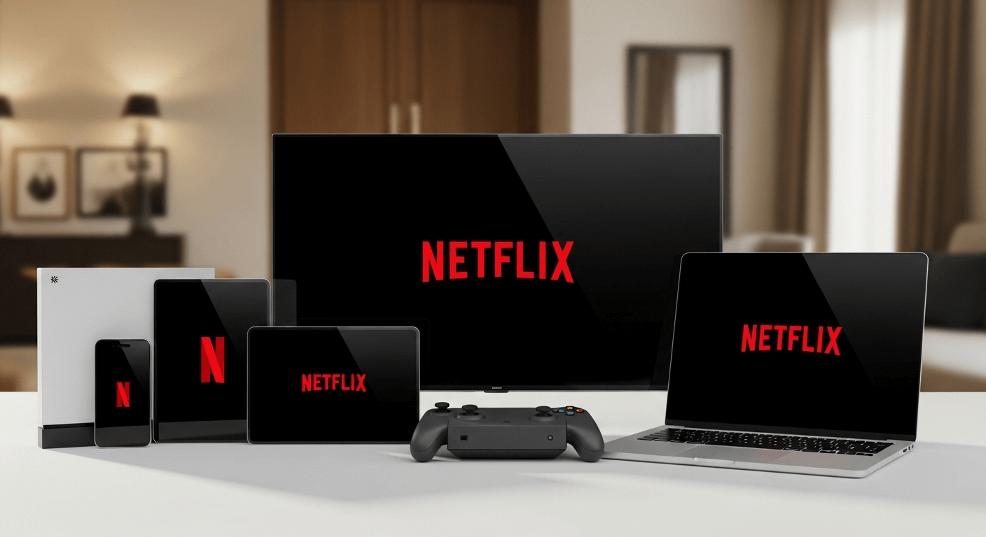 Appareils compatibles Netflix Tunisie - smartphone, TV, tablette, console