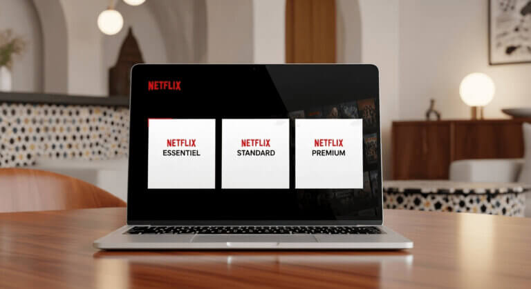 Comparaison des 3 plans Netflix Tunisie 2025 - Essentiel Standard Premium