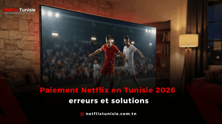 Paiement Netflix en Tunisie 2026
