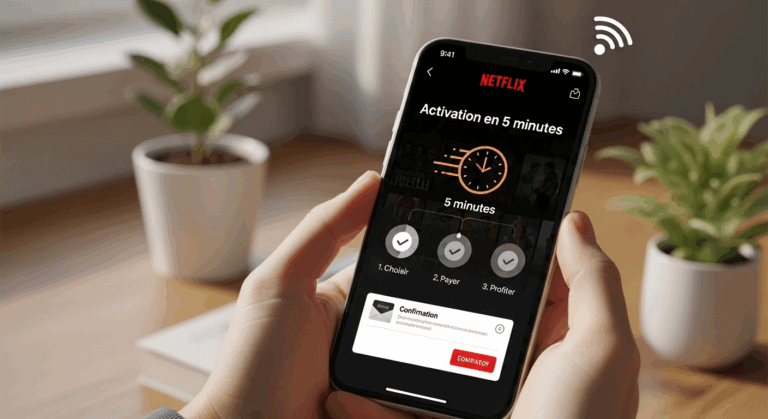Processus d'activation Netflix Tunisie en 5 minutes - Guide étape par étape rapide et simple